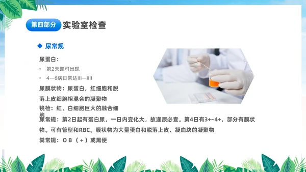蓝色简约医疗肾综合出血热治疗预防讲座PPT护理