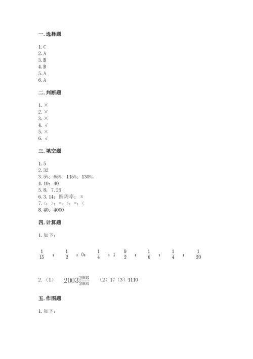 小学数学六年级上册期末卷附参考答案（典型题）.docx