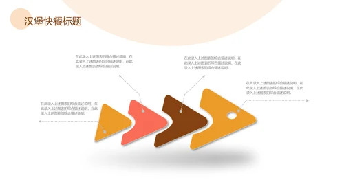 汉堡包西式快餐汉堡产品介绍PPT模板
