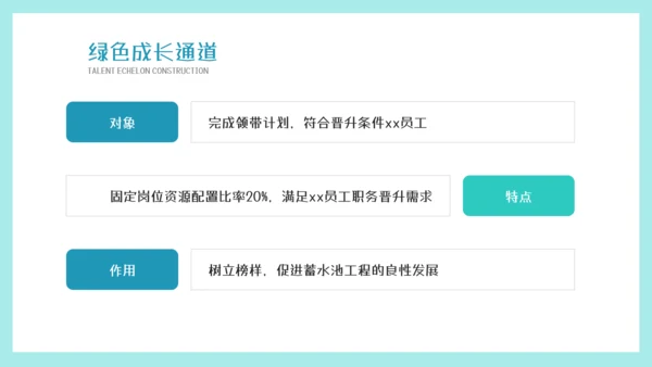 墨绿插画风人才梯队建设与人才培养模板