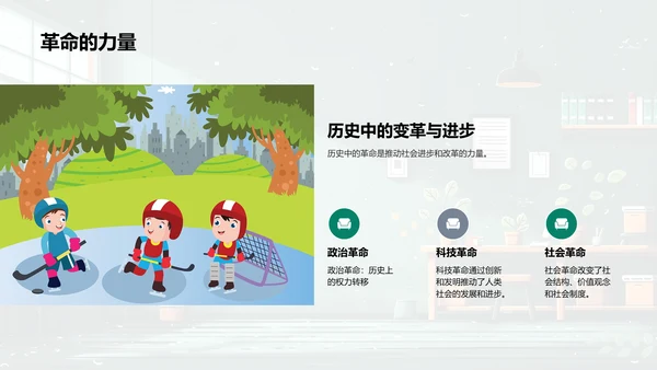历史课程启动报告PPT模板