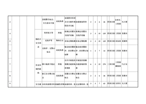 项目风险分级管控实施手册.docx