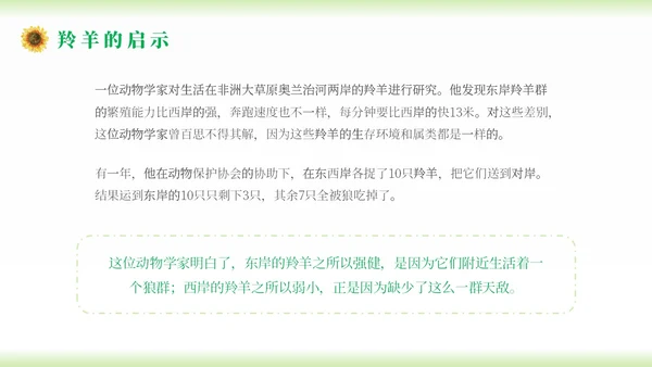 小清新简约向日葵学校教师教学学生团体心理辅导主题班会团队
