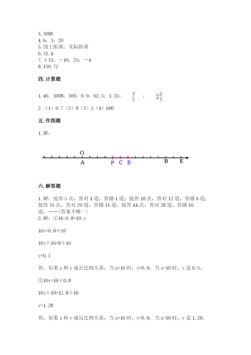 沪教版数学六年级下册期末检测试题（培优）.docx