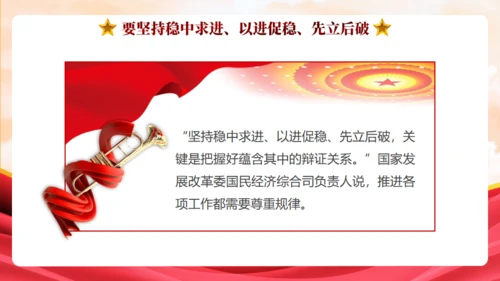 中央政治局会议中国经济工作新动向通用PPT模板