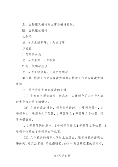 接待工作中座次安排常识.docx