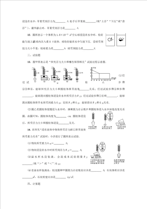 中考专题复习：浮力样稿