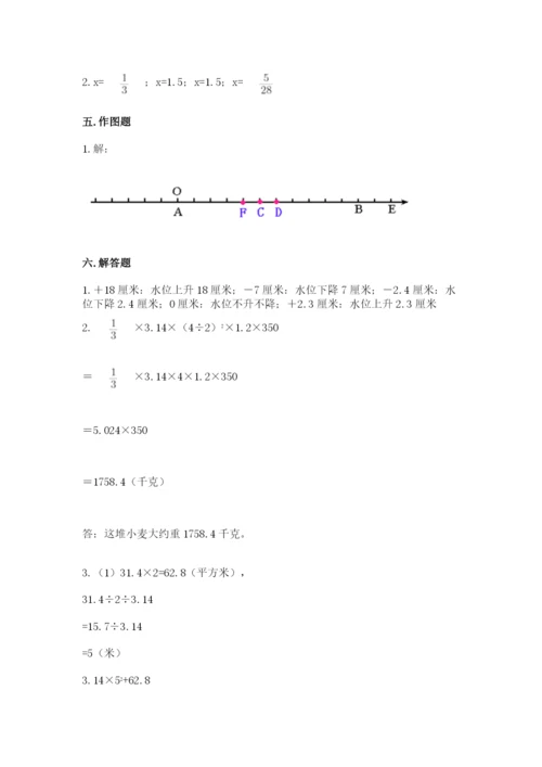 冀教版小升初数学模拟试卷精品（网校专用）.docx