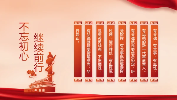 红色大气公安警察派出所动态PPT