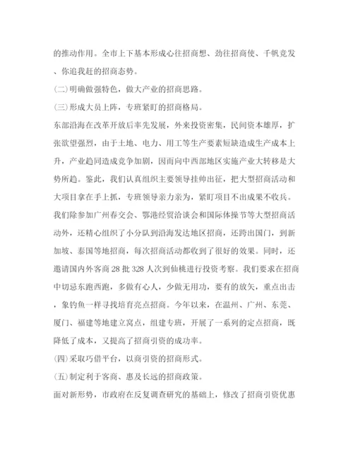 精编之招商引资个人年度工作总结范文2).docx