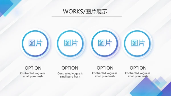 蓝色创意大气企业公司宣传简介PPT