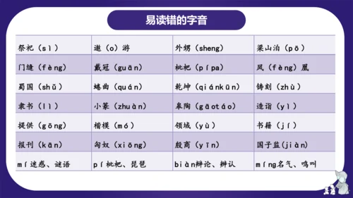 统编版五年级语文下学期期中核心考点集训第三单元（复习课件）