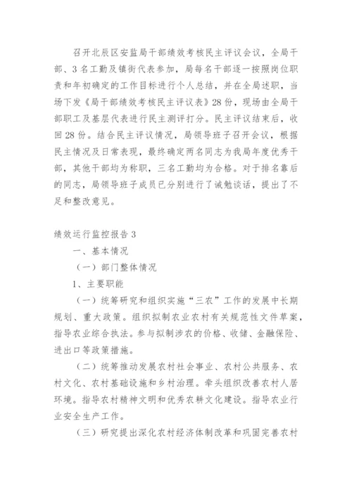 绩效运行监控报告.docx