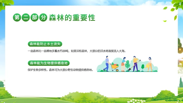 世界森林日保护森林爱护地球主题班会PPT课件