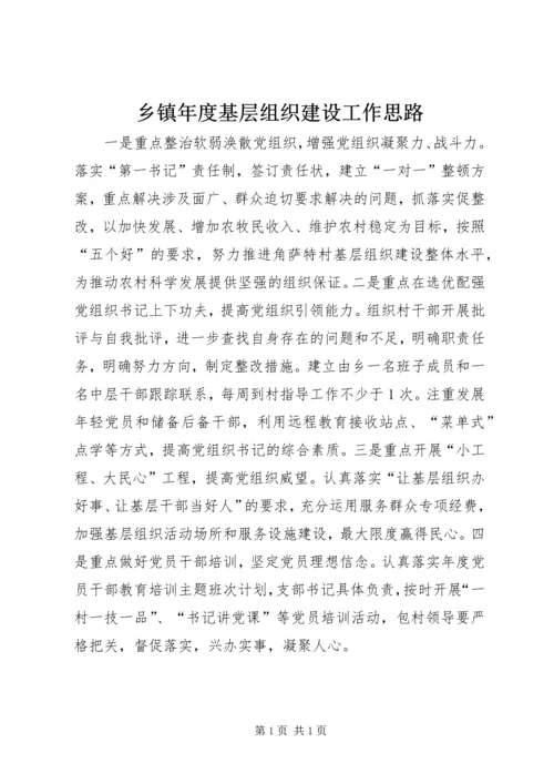 乡镇年度基层组织建设工作思路.docx