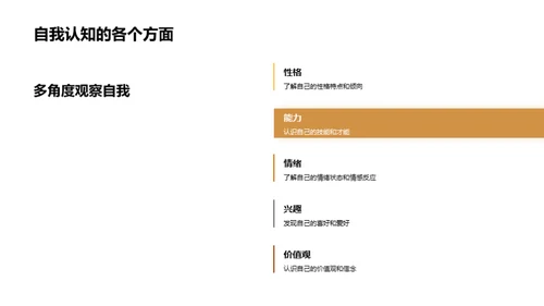 自我认知之旅