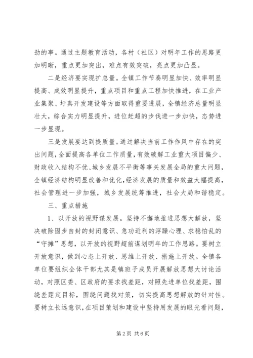 镇委主要教育活动方案.docx