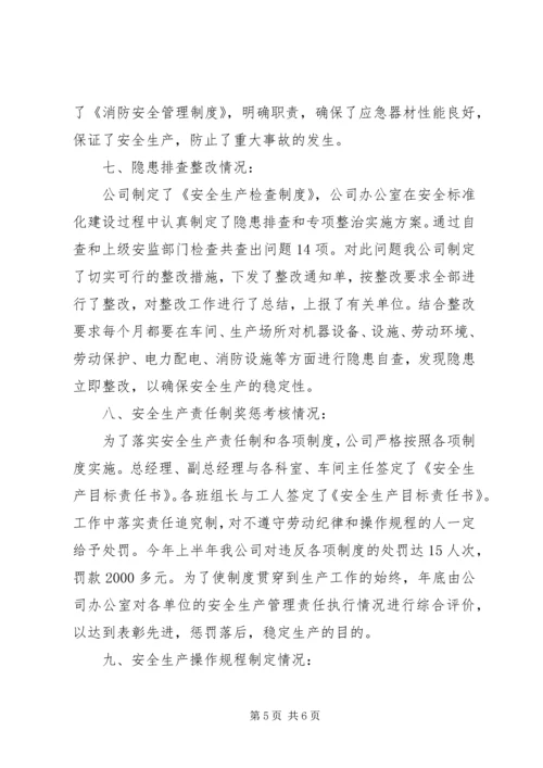 安全标准化自评报告.docx