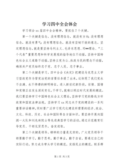 学习四中全会体会 (5).docx