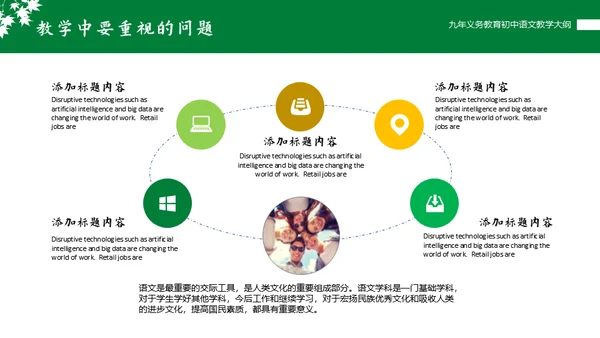 初中语文课程教学大纲通用PPT课件