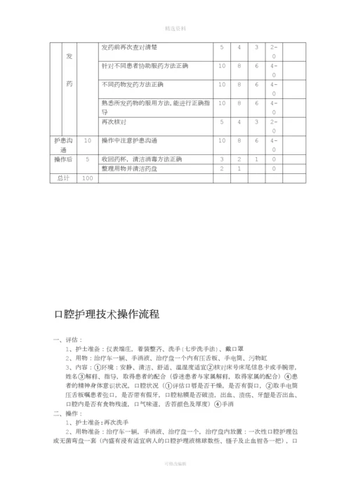 最新版护理操作流程与评分标准.docx