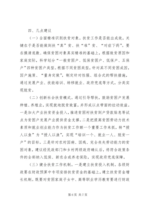 县审计局精准扶贫走访情况调研报告.docx