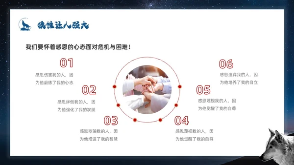 蓝色简约商务风如何打造狼性团队企业培训PPT模板团队建设