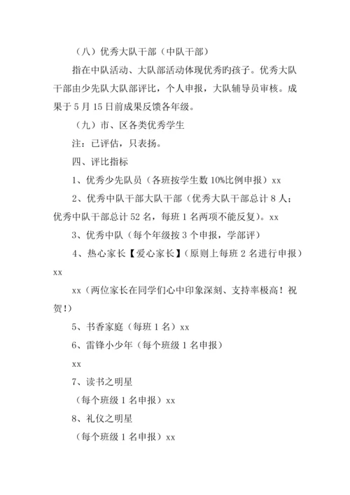 年六·一儿童节表彰活动实施方案.docx
