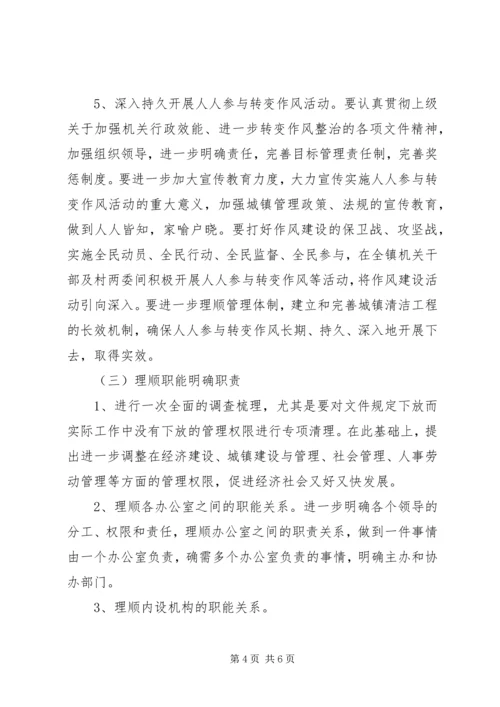 转变干部作风加强行政效能建设方案.docx