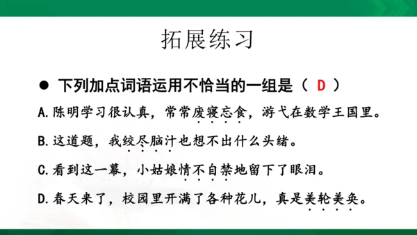 人教统编版语文五年级下册 第八单元 复习课件（共30页ppt）