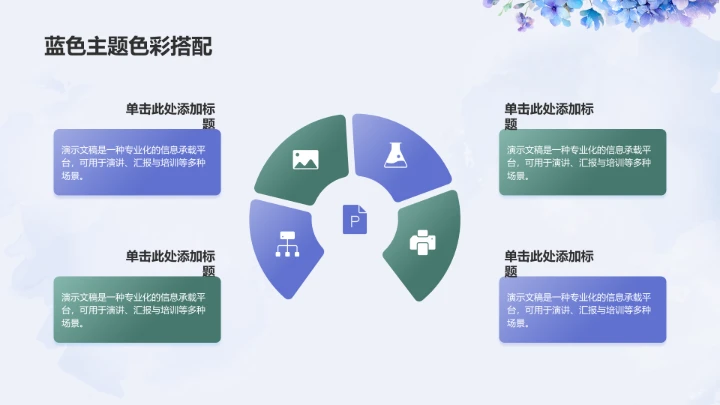 紫色小清新教育培训PPT模板