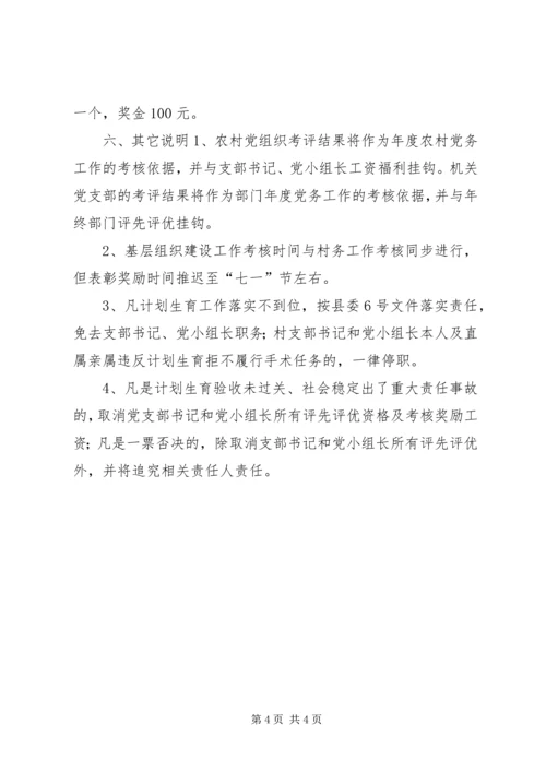 乡镇基层组织建设考评办法.docx