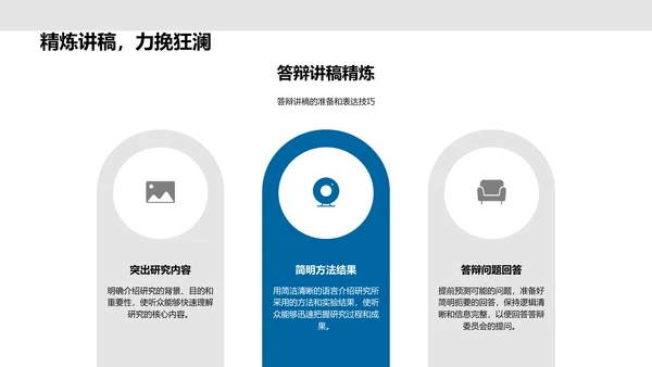 答辩技巧解析PPT模板