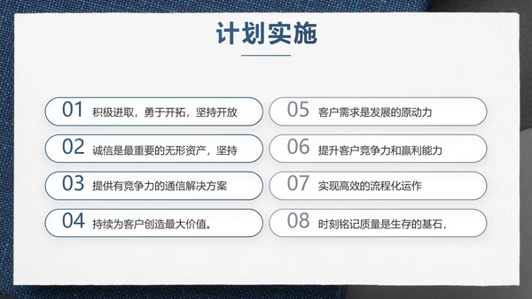 蓝色风年终总结述职报告PPT
