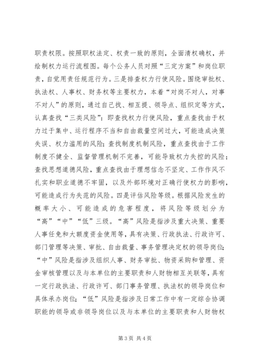 贵阳公路管理局廉政风险防控工作实施方案 (4).docx