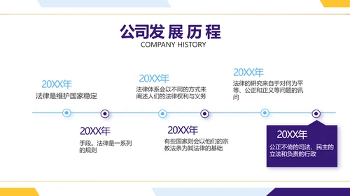 大气时尚法律律法工作总结汇报PPT
