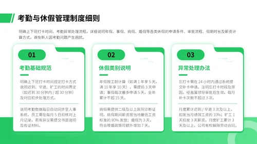 绿色插画风职场新人入职培训PPT模板