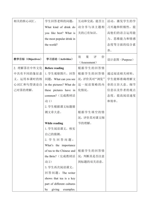 【新课标新教材2024】 Unit 6 大单元整体教学设计第三课时Developing Ideas 
