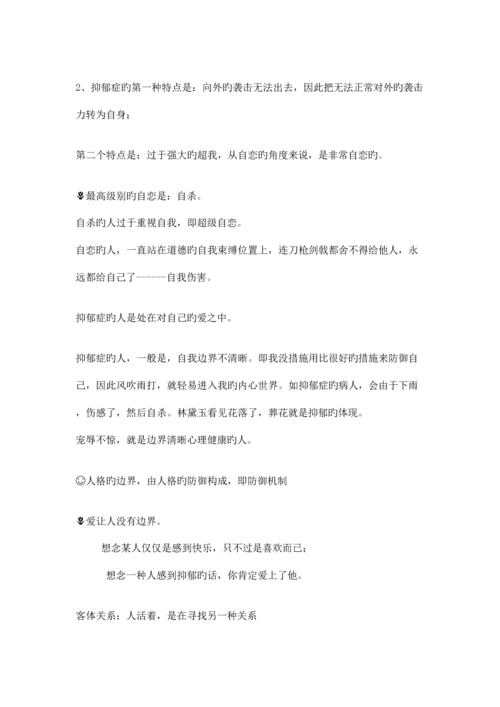 2023年曾奇峰精分笔记.docx