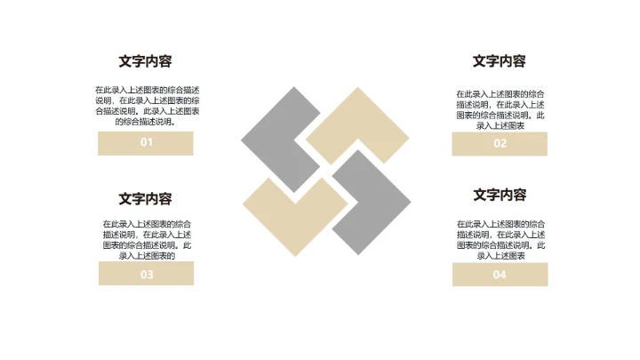 商务黑金年度项目工作汇报PPT模板