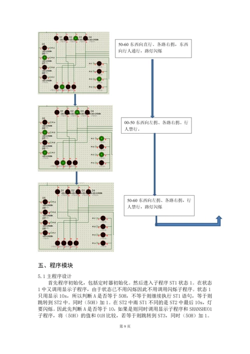 城市交道口交通灯控制糸统-电子设计竞赛成果报告书.docx