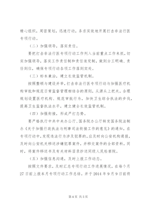 打击非法行医工作方案.docx