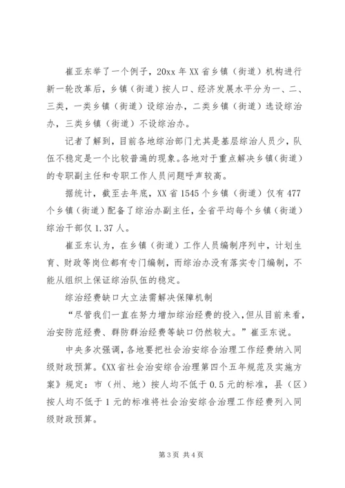 基层综治部门工作怪状调研报告 (3).docx