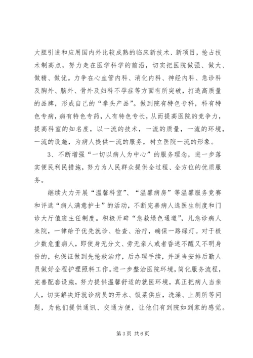 医院行风建设汇报发言.docx