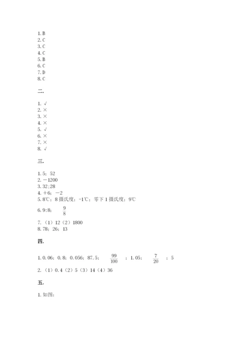 西师大版六年级数学下学期期末测试题附完整答案【名校卷】.docx