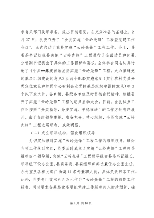 云岭先锋工程总结汇报.docx