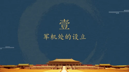 历史清朝君主统治通用PPT模板
