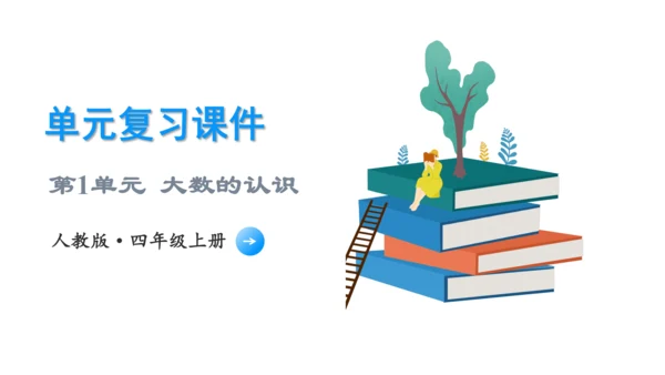 第一单元《大数的认识》（单元复习课件）四年级数学上册 人教版(共18张PPT)