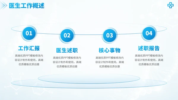 蓝色医学手术室医疗医生团队工作汇报述职答辩年终总结报告医药研究PPT模板