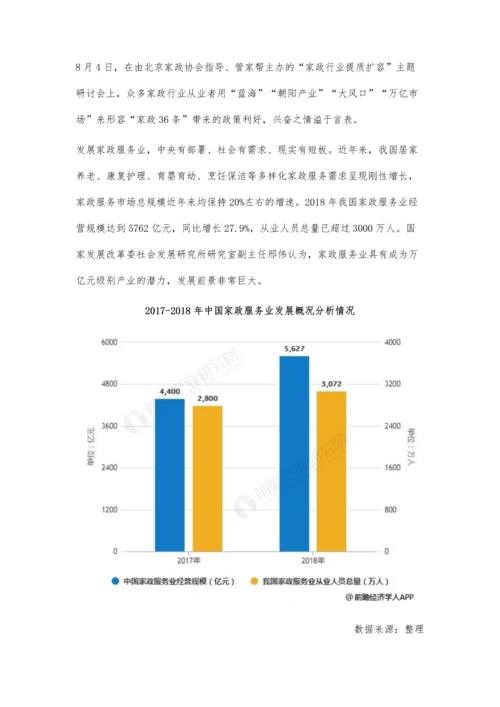 中国家政服务行业市场分析家政36条暖风吹-提高人员素质提升服务质量.docx